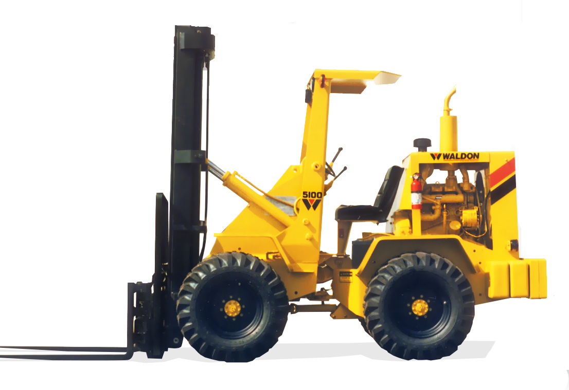 4 wheel drive forklift